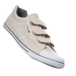 Grey Triple Velcro Sports Shoe