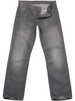 Burton Light Grey Coated Jean