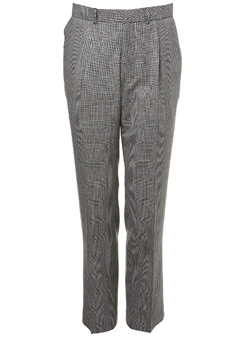 Burton Light Grey Price Of Wales Trousers