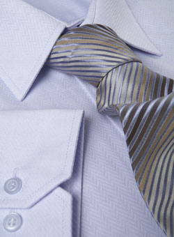 Burton Lilac Smart Shirt And Tie Set