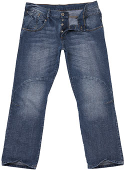 Burton Mid Blue Coated Jeans