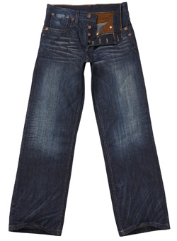 Mid Wash Vintage Loose Fit Jeans