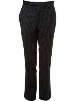 Burton Navy Citystripe Essential Suit Trousers