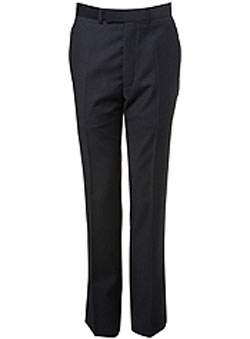 Navy Pinhead Suit Trousers