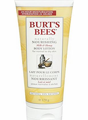 Burts Bees Milk and Honey Body Lotion Tube 170g