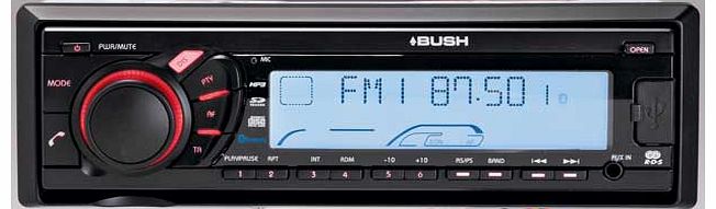 Bush ICS11BTi Bluetooth Car Stereo with CD Player