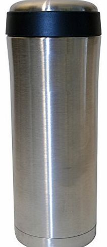 BCB Thermal Flask C/W Screw Top - Silver, 0.4 Litres