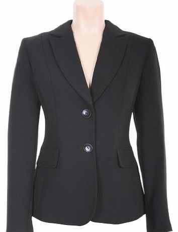 Busy Clothing Womens Black Suit Jacket - Size 14