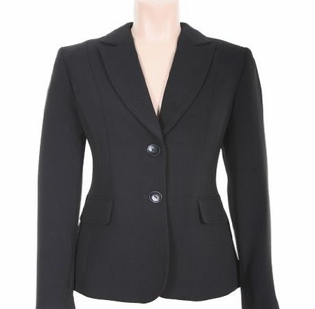 Busy Clothing Womens Black Suit Jacket - Size 18
