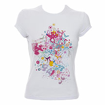 Butterfly by Matthew Williamson White psychedelic t shirt