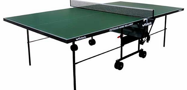 Butterfly Outdoor Table Tennis Table - Green/Black