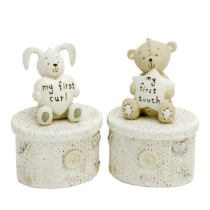 Button Corner Baby 1st Tooth 1st Curl Gift Boxes