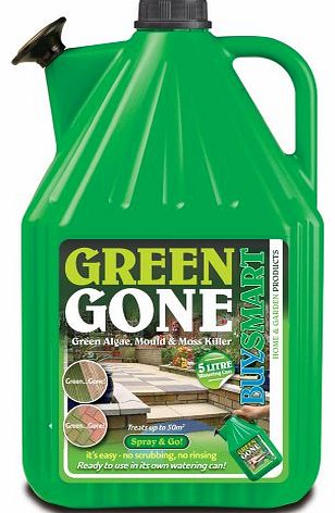 Buysmart Products Ltd Buysmart Products 5L Green Gone Ready to Use Algae Mould/ Moss Killer