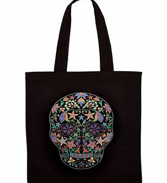 Buzz DAY OF THE DEAD / SUGAR SKULL Cotton Tote / Shoulder / Shopping Bag - unique gift!