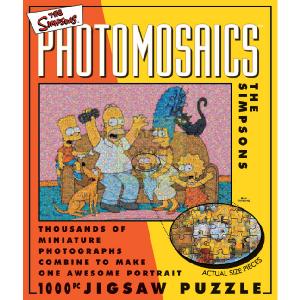 Photomosaics The Simpsons Family 1000 Piece Jigsaw Puzzle