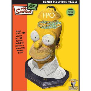 Sculpture Puzzle Homer Simpson