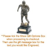 BW Bronze/Gold Effect Football Figurine