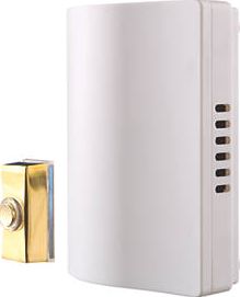 Byron, 1228[^]98793 Wall-Mounted Door Chime Kit Brass Bell