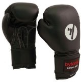 Bytomic Leather Boxing Gloves, Black, 16oz