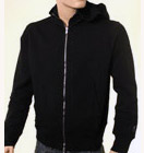 C.P. Company Mens C.P. Company Black Full Zip Hooded Sweatshirt