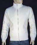 C.P. Company Mens C.P. Company Cream Full Zip Sweater with Removable Quilted Lining