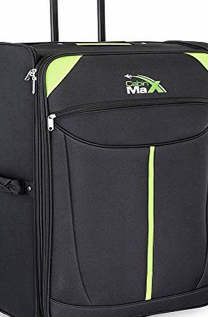 Cabin Max Global - Extra Large 107L Lightweight Folding Trolley Suitcase Luggage