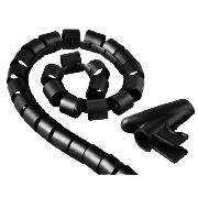 CABLE Bundle Tube ?Easy Cover? - Black, 2.5m, 20mm