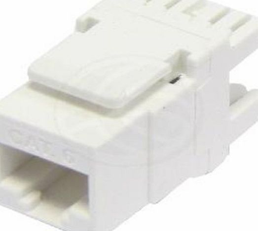 CABLEMATIC Keystone RJ45-Female to TB110 (UTP Cat6 White)