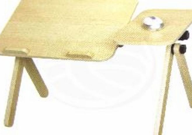 CABLEMATIC Wooden table for laptop and mouse
