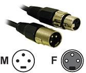 CABLES TO GO 0.5M PRO-AUDIO XLR MALE TO