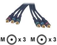 CABLES TO GO 20M VELOCITY RCA COMPONENT
