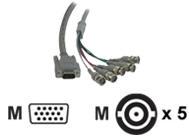 CABLES TO GO 3M HD15M TO 5-BNC MALE VIDEO