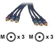 CABLES TO GO 3M VELOCITY RCA COMPONENT