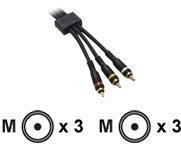 CABLES TO GO 5M VELOCITY RCA AUDIO VIDEO