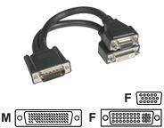 CABLES TO GO LFH59 TO (2) VGA
