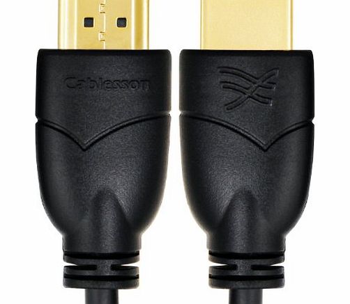 Basics 3m (3 Meter) High Speed HDMI Cable with Ethernet - (Latest 2.0/1.4a Version, 21Gbps) Gold HDMI Cable with ETHERNET Compatibility, PS4, SKY HD,FULL HD, 1080P, 2160p, LCD, PLASMA &