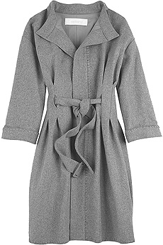 Cacharel Belted pleat coat