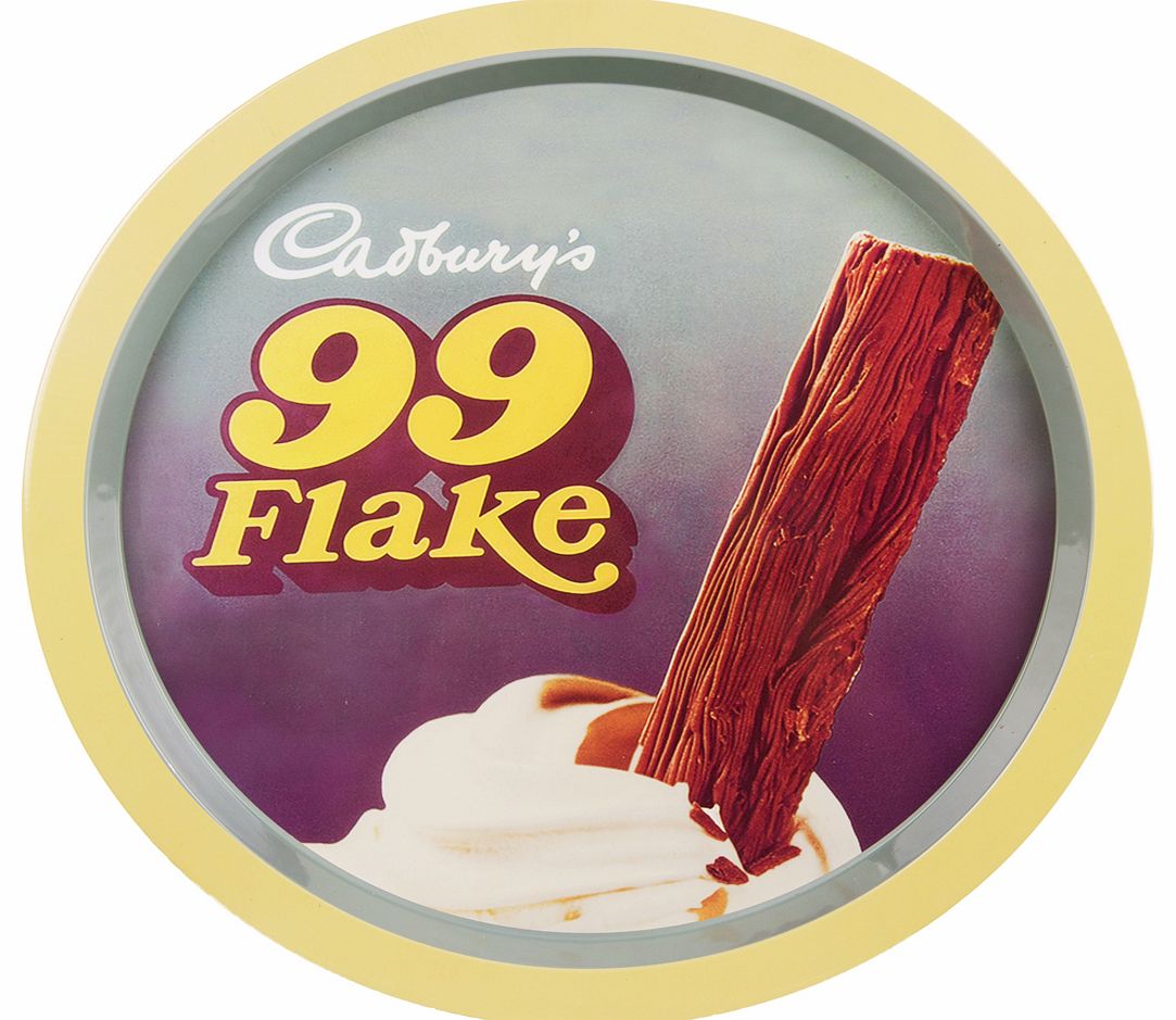 99 Flake Round Tin Tray