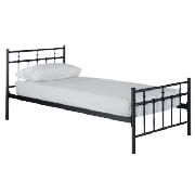 Caen Single Bed, Black