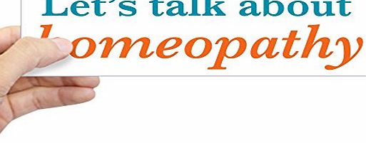 CafePress - Talk Homeopathy Sticker (Bumper) - 10``x3`` Rectangle Bumper Sticker Car Decal