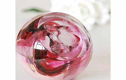 Caithness Ruby Wedding Anniversary Paperweight