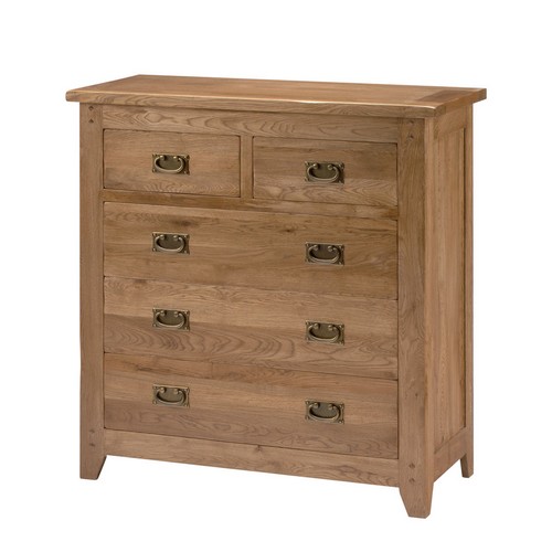 Rustic Oak Chest of Drawers 2+3 808.318