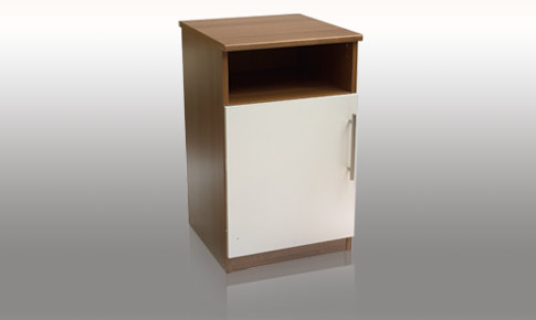 calgary White Gloss one door cupboard