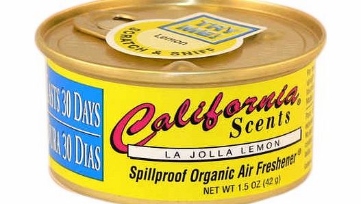 California Car Scents Unique Trend - California Scents Spillproof Organic La Jolla Lemon Air Freshener