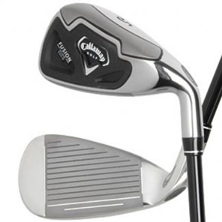 Callaway FUSION WIDE SOLE GRAPHITE IRONS RIGHT / 4-SW 8 IRONS / REGULAR