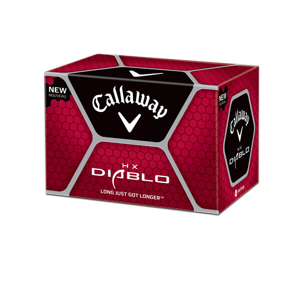 Callaway HX Diablo Golf Balls Logo Overrun 12 Ball