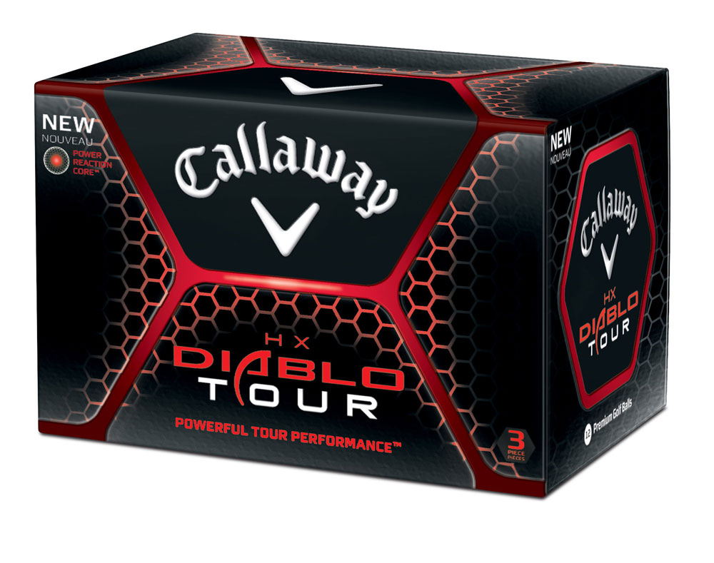 Callaway HX Diablo Tour Golf Balls Logo Overrun
