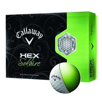 Callaway Ladies Hex Solaire White Golf Balls (12