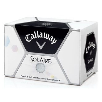 Callaway Ladies Solaire White Golf Balls (12