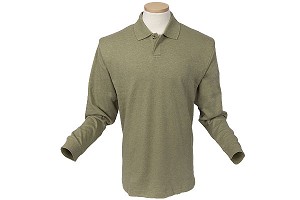 Callaway Golf Mens One Button Long Sleeve Polo